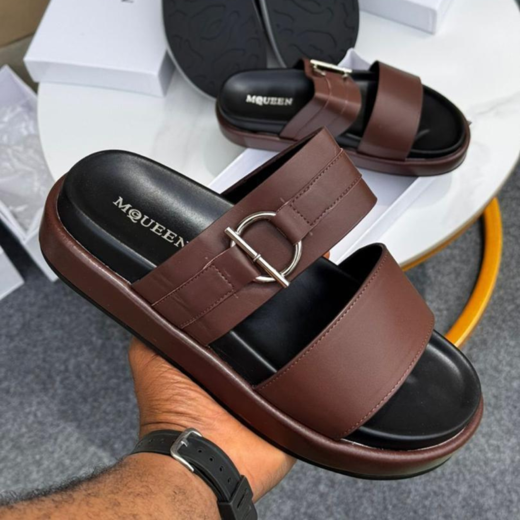 Mules Alexander McQueen "Choco Luxe"