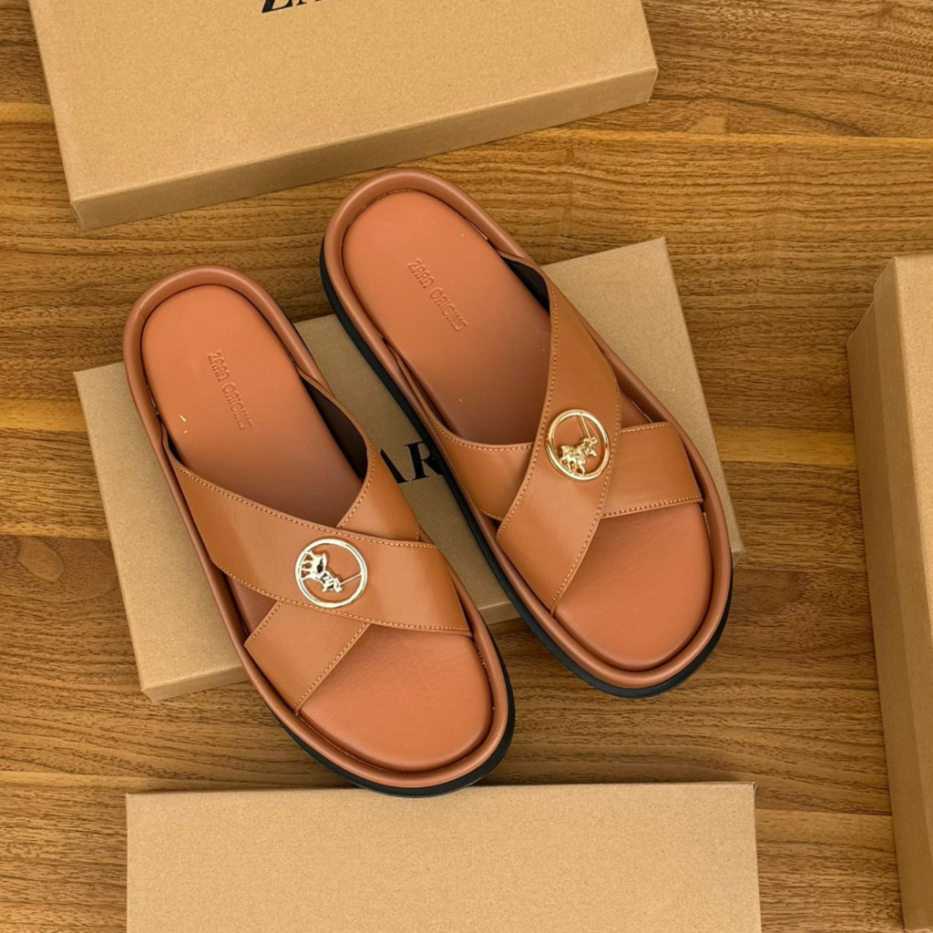 Mules Zara Origins "Medallion Silver"