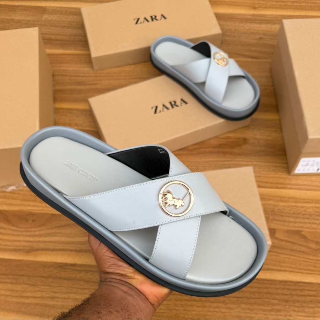 Mules Zara Origins "Medallion Silver"